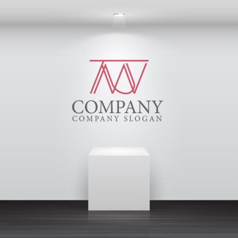 画像5: T・W・M・U・アルファベット・ロゴ・マークデザイン5118 (5)