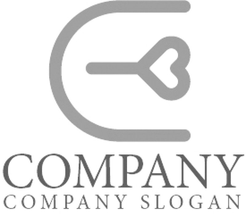 画像6: E・鍵・ハート・アルファベット・ロゴ・マークデザイン5122 (6)