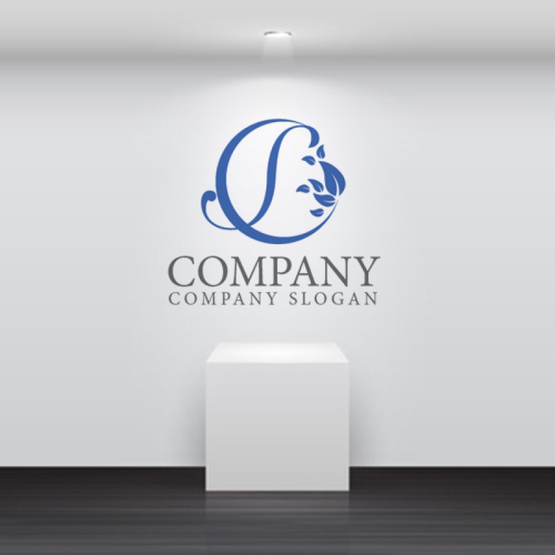 画像5: S・輪・葉・アルファベット・ロゴ・マークデザイン5124 (5)