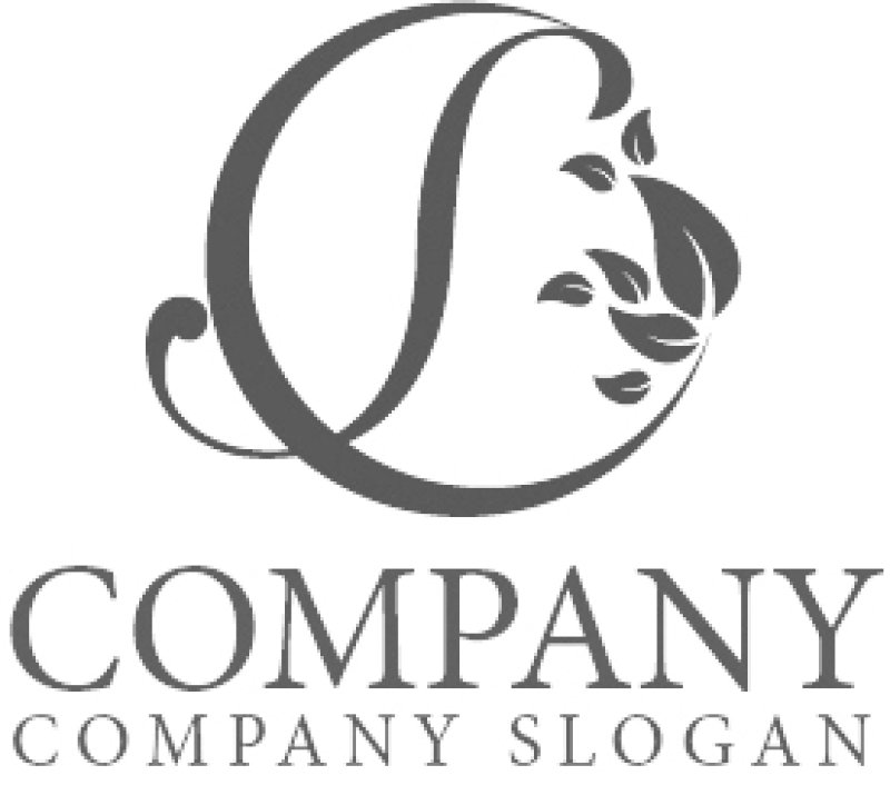 画像6: S・輪・葉・アルファベット・ロゴ・マークデザイン5124 (6)