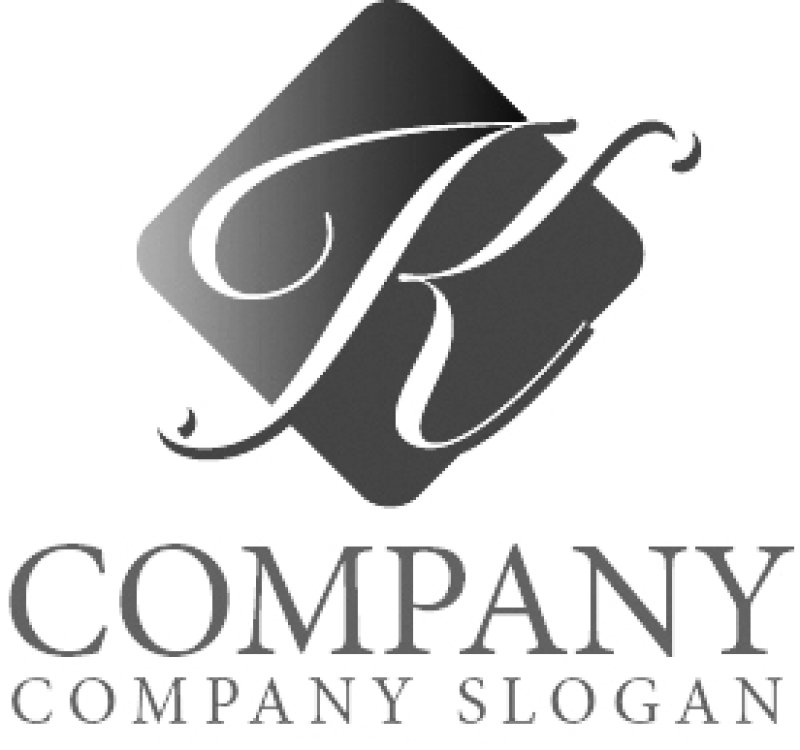 画像6: K・菱形・グラデーション・アルファベット・ロゴ・マークデザイン5131 (6)