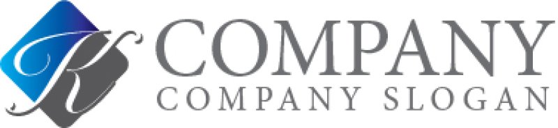 画像7: K・菱形・グラデーション・アルファベット・ロゴ・マークデザイン5131 (7)