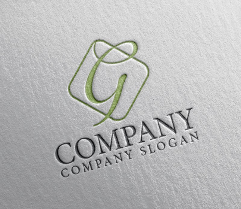 画像2: G・菱形・シンプル・アルファベット・ロゴ・マークデザイン5132 (2)