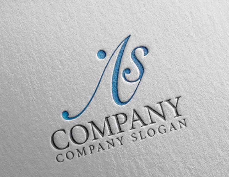 画像2: A・s・N・グラデーション・アルファベット・ロゴ・マークデザイン5133 (2)