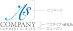 画像10: A・s・N・グラデーション・アルファベット・ロゴ・マークデザイン5133 (10)