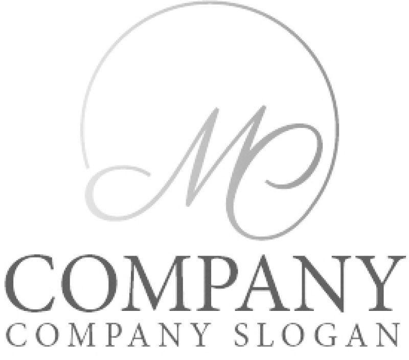 画像6: M・C・グラデーション・輪・アルファベット・ロゴ・マークデザイン5034 (6)