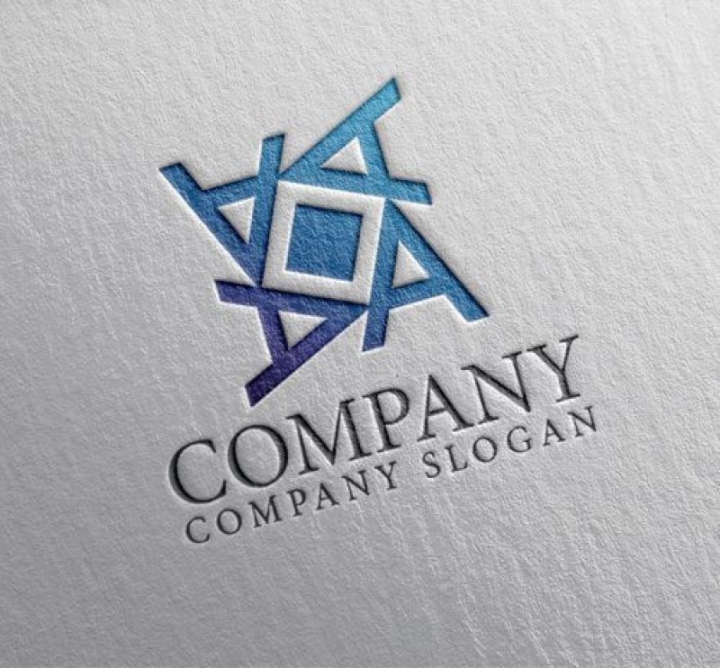 画像2: A・四角・グラデーション・アルファベット・ロゴ・マークデザイン5135 (2)