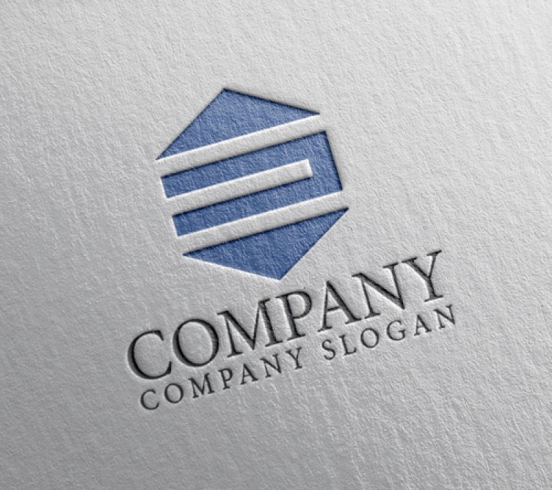 画像2: E・三・六角形・アルファベット・ロゴ・マークデザイン5141 (2)