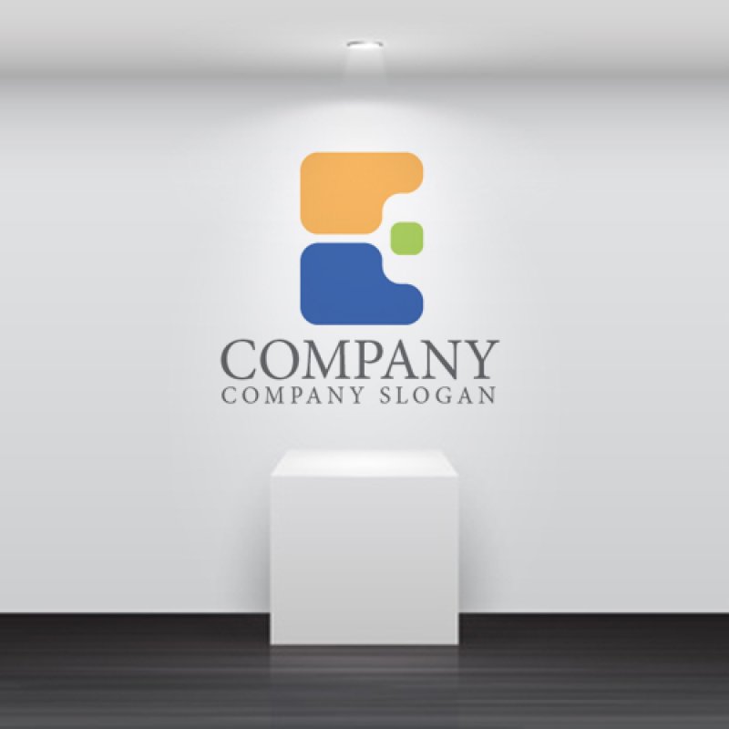 画像5: E・人・アルファベット・ロゴ・マークデザイン5142 (5)