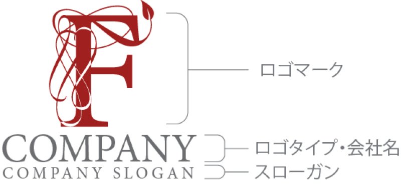 画像10: F・葉・つる・アルファベット・ロゴ・マークデザイン5148 (10)