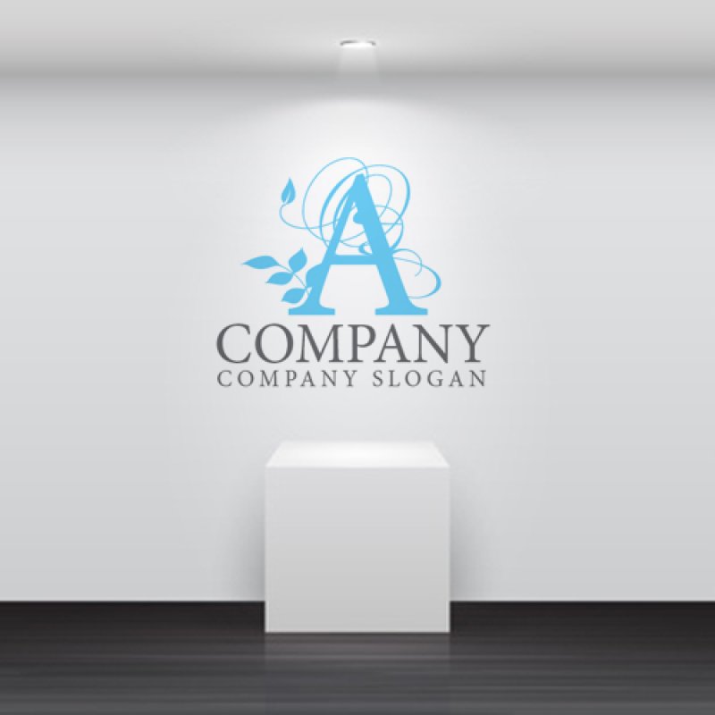 画像5: A・葉・曲線・アルファベット・会社ロゴ・マークデザイン5150 (5)