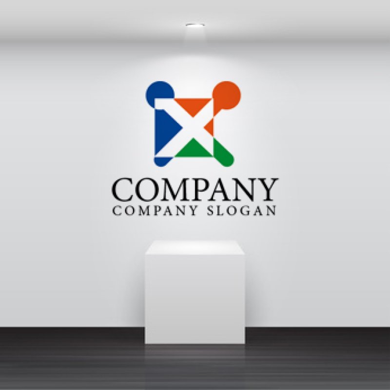 画像4: X・重なり・アルファベットロゴ・マークデザイン515 (4)