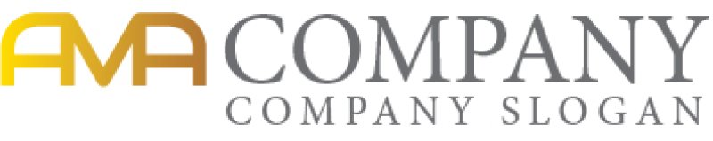 画像7: A・M・A・グラデーション・アルファベット・ロゴ・マークデザイン5163 (7)