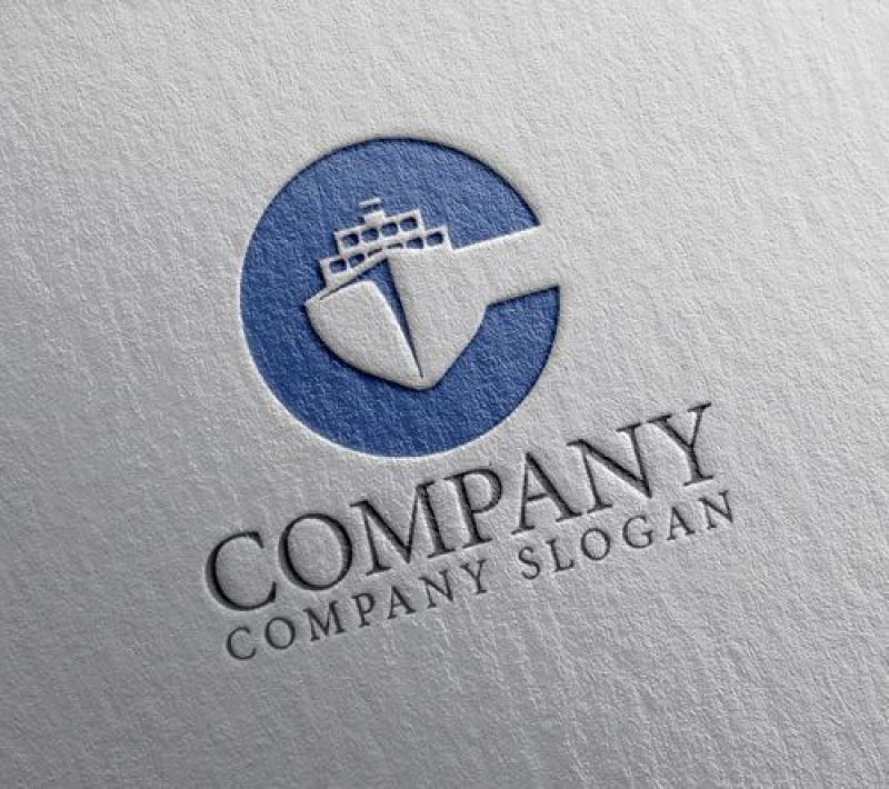 画像2: C・船・アルファベット・ロゴ・マークデザイン5165 (2)