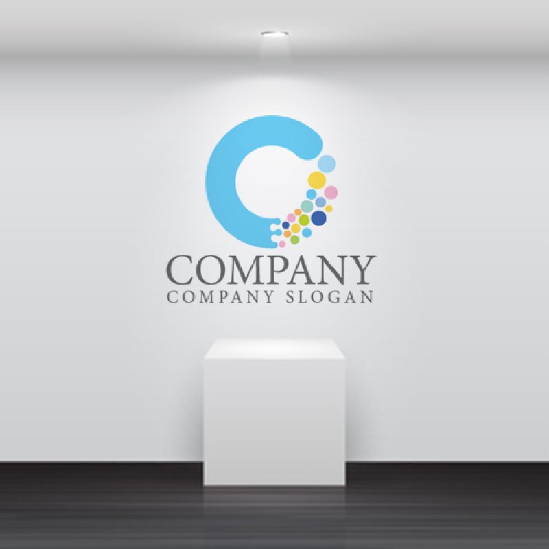 画像5: C・O・つぶ・粒子・アルファベット・ロゴ・マークデザイン5171 (5)