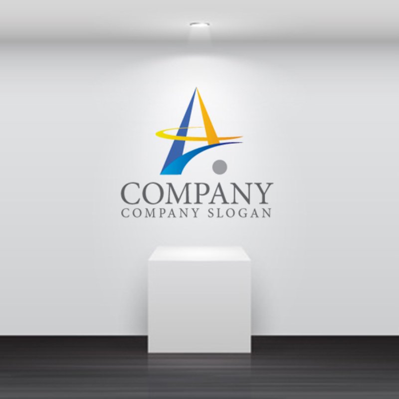 画像5: A・橋・曲線・アルファベット・ロゴ・マークデザイン5175 (5)