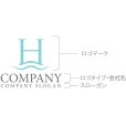 画像9: H・波・海・アルファベット・会社ロゴ・マークデザイン5188