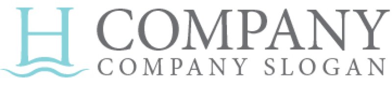 画像6: H・波・海・アルファベット・会社ロゴ・マークデザイン5188 (6)