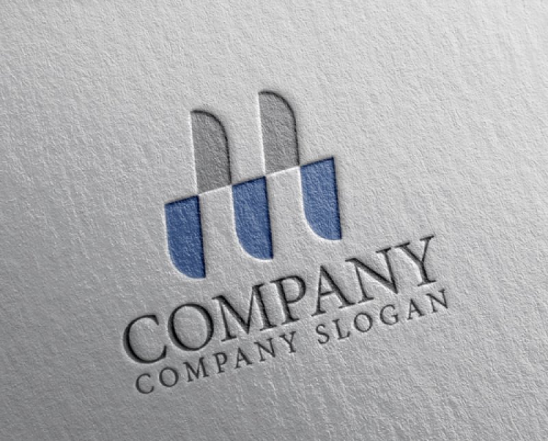 画像2: H・W・波・アルファベット・ロゴ・マークデザイン5189 (2)