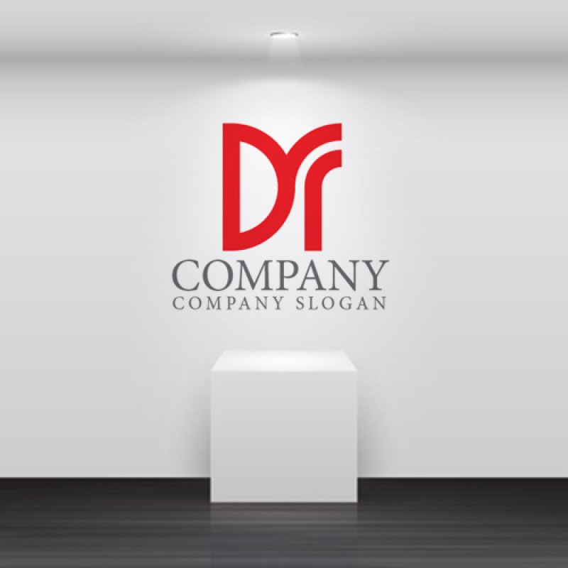 画像5: D・F・アルファベット・ロゴ・マークデザイン5205 (5)