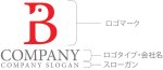画像10: B・顔・フクロウ・アルファベット・ロゴ・マークデザイン5207 (10)