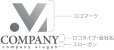 画像10: M・V・グラデーション・アルファベット・ロゴ・マークデザイン5212 (10)