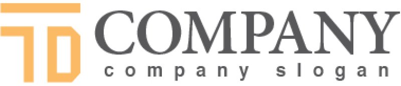 画像7: T・D・アルファベット・ロゴ・マークデザイン5225 (7)