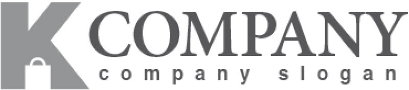 画像7: K・バック・ショッピング・アルファベット・ロゴ・マークデザイン5228 (7)