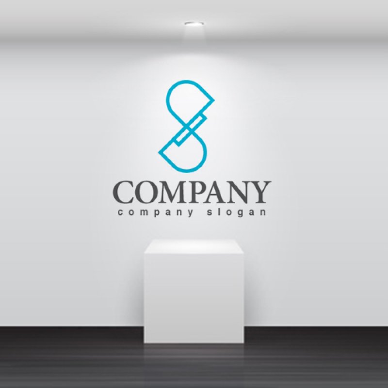 画像5: S・無限・８・アルファベット・会社ロゴ・マークデザイン5233 (5)