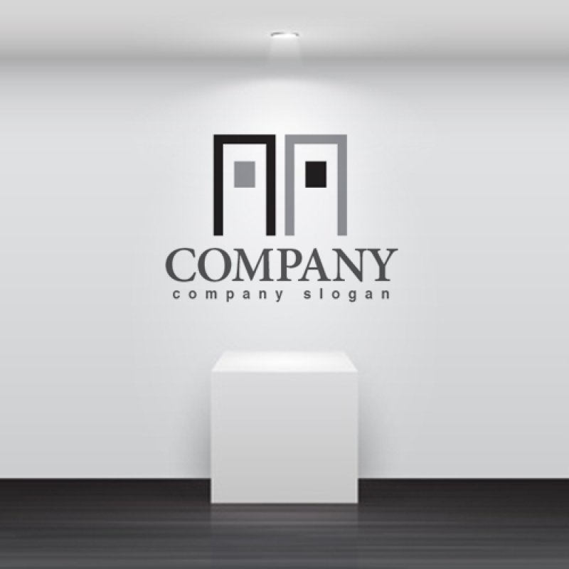 画像5: M・A・窓・アルファベット・ロゴ・マークデザイン5239 (5)