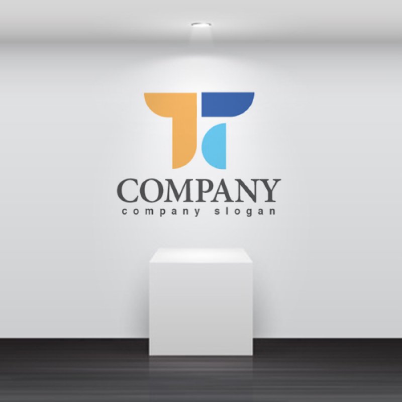 画像5: K・T・アルファベット・ロゴ・マークデザイン5247 (5)