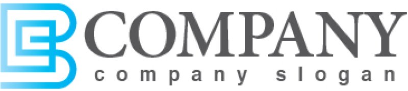 画像7: B・P・グラデーション・アルファベット・会社ロゴ・マークデザイン5249 (7)