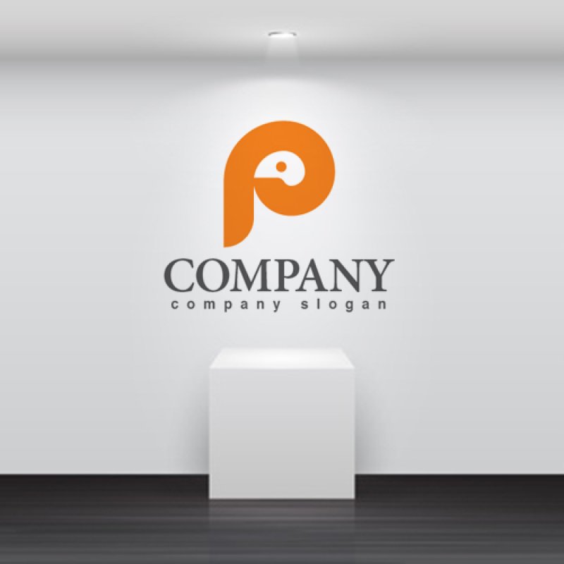 画像5: P・象・アルファベット・ロゴ・マークデザイン5256 (5)