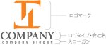 画像10: T・対称・アルファベット・ロゴ・マークデザイン5281 (10)