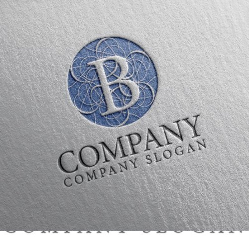 画像2: B・輪・曲線・アルファベット・ロゴ・マークデザイン5292 (2)