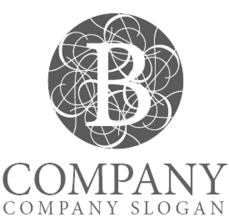 画像5: B・輪・曲線・アルファベット・ロゴ・マークデザイン5292 (5)