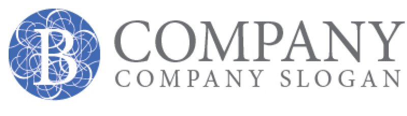 画像6: B・輪・曲線・アルファベット・ロゴ・マークデザイン5292 (6)