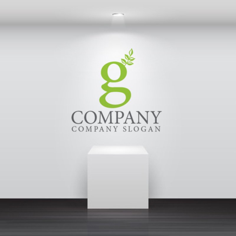 画像4: g・葉・アルファベット・ロゴ・マークデザイン5293 (4)