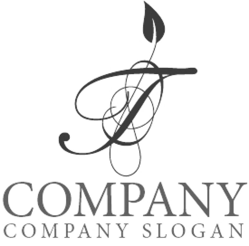 画像5: T・曲線・葉・アルファベット・ロゴ・マークデザイン5294 (5)