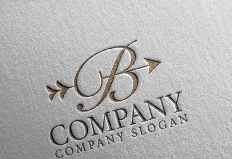 画像2: B・矢印・曲線・アルファベット・ロゴ・マークデザイン5295 (2)