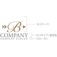 画像10: B・矢印・曲線・アルファベット・ロゴ・マークデザイン5295