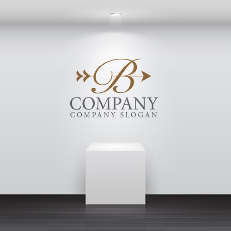 画像5: B・矢印・曲線・アルファベット・ロゴ・マークデザイン5295 (5)