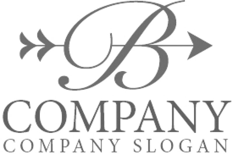 画像6: B・矢印・曲線・アルファベット・ロゴ・マークデザイン5295 (6)