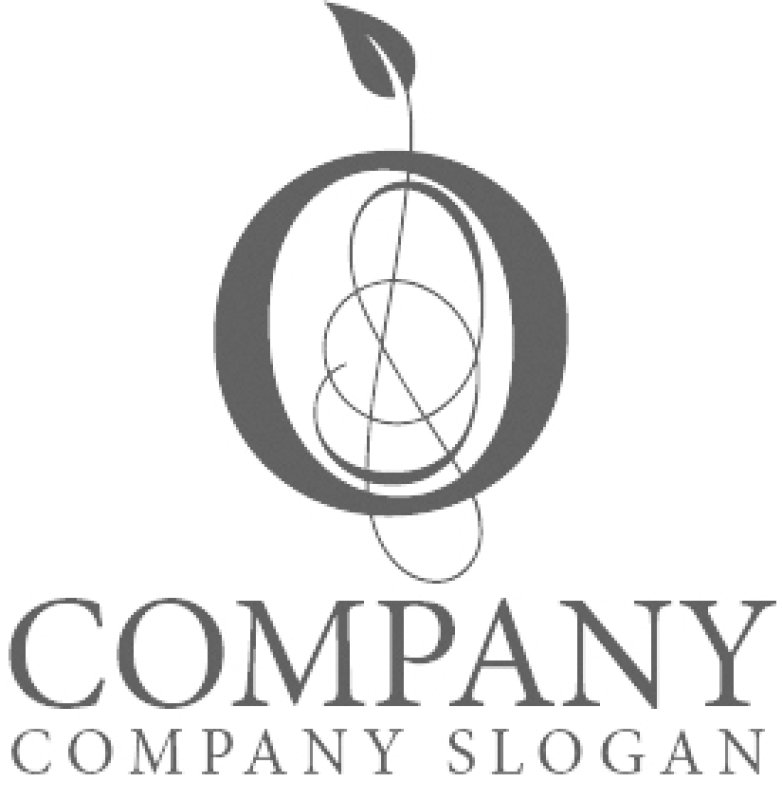 画像6: O・葉・アルファベット・ロゴ・マークデザイン5296 (6)