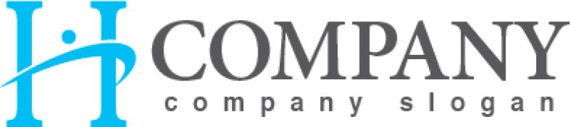 画像7: H・曲線・人・アルファベット・会社ロゴ・マークデザイン5307 (7)