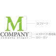 画像10: M・鳥・アルファベット・ロゴ・マークデザイン5313