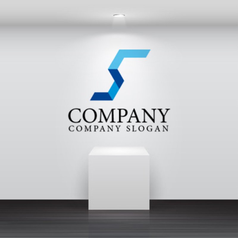 画像2: S・線・溝アルファベットロゴ・マークデザイン531 (2)