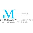 画像10: M・窓・家・アルファベット・会社ロゴ・マークデザイン5323