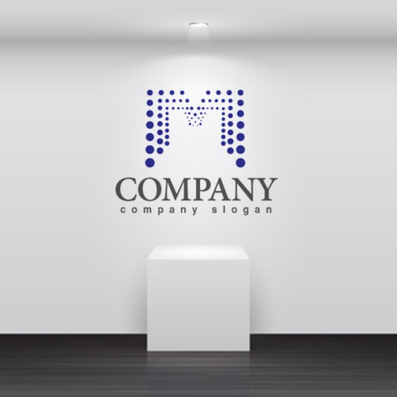 画像5: M・点・門・アルファベット・ロゴ・マークデザイン5327 (5)