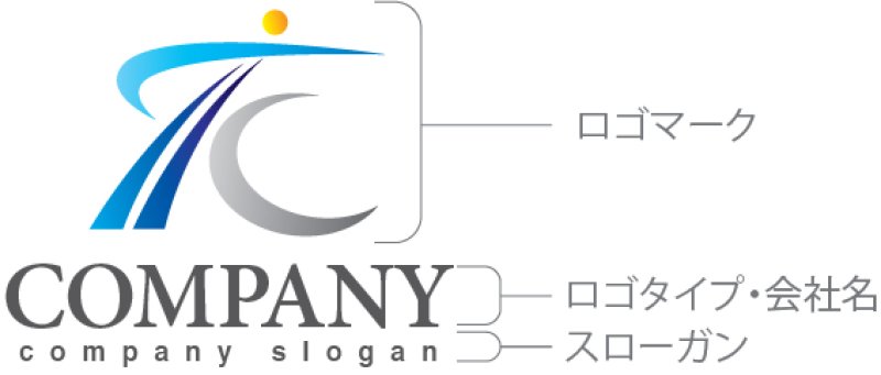 画像10: T・C・人・グラデーション・アルファベット・ロゴ・マークデザイン5334 (10)